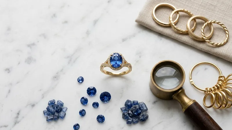 Bague fiançailles saphir or jaune : guide complet