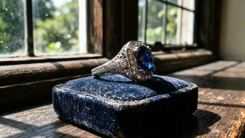 Bague saphir ancienne : reconnaître et choisir l'authentique