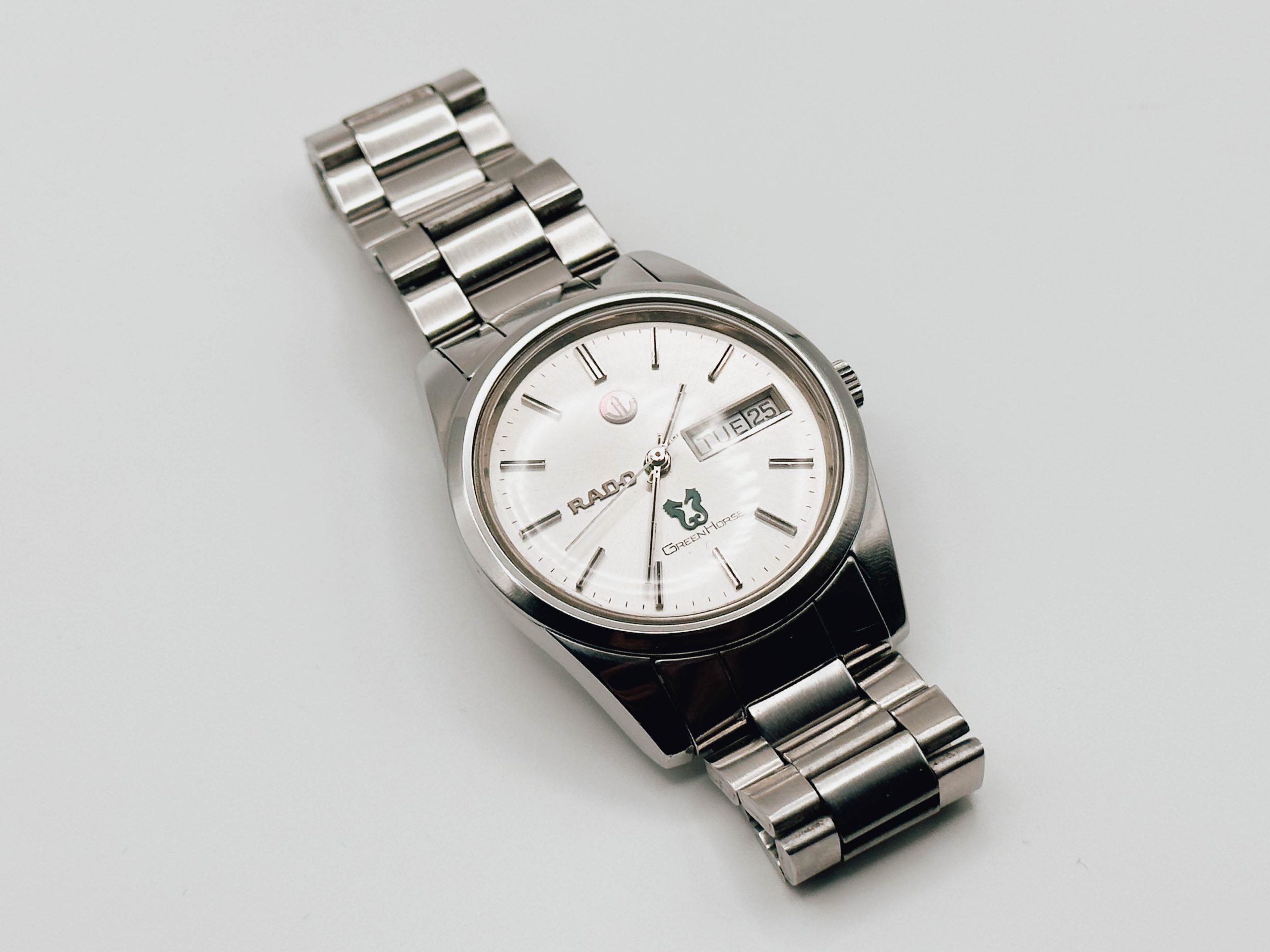 RADO Green Horse Day/Date Swiss Made 17 Jewels Automatic 35mm ...